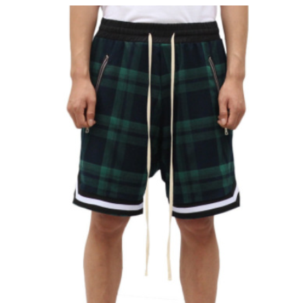 Scottish Tartan Stitching Shorts