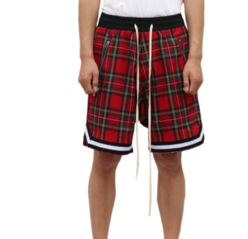 Scottish Tartan Stitching Shorts