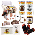 Highland Cow Gifts for Women Highland Cow Stuff Cow Themed Gifts for Cow Lovers Include Tumbler Mug Makeup Bag Hair Claw Clips Keychain Socks Candle Card for Highland Cow Lover Birthday Christmas