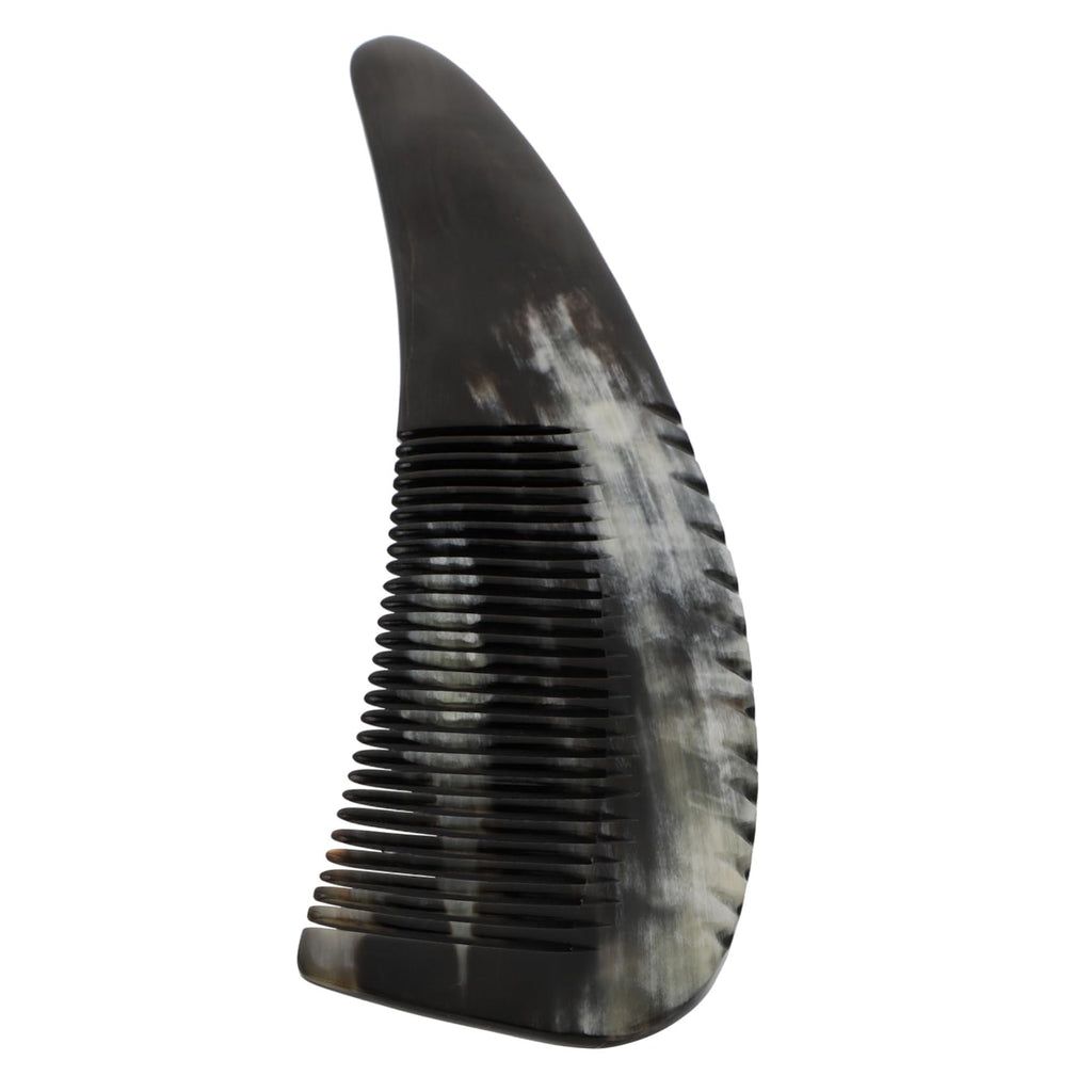 Beatifufu Natural Ox Horn Comb Ox Horn Beard Comb