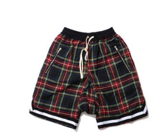 Scottish Tartan Stitching Shorts