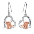 Highland Cow Earrings Sterling Silver Highland Cow Earrings Scottish Highland Cow Jewelry Gifts for Women Cowgirl